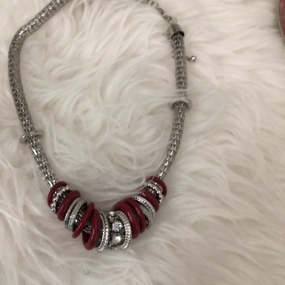 NWT/ Napier/ Beautiful Two Tone Bands Necklace - Picture 8 of 9